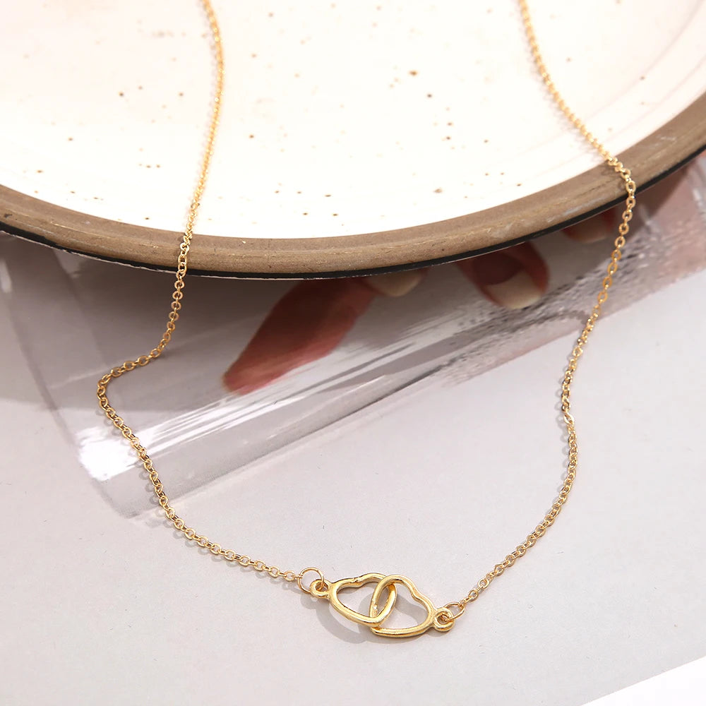 Eternal Hearts Linked Necklace