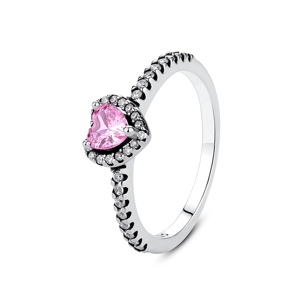 Radiant Heart Halo Ring – Single Stone Edition