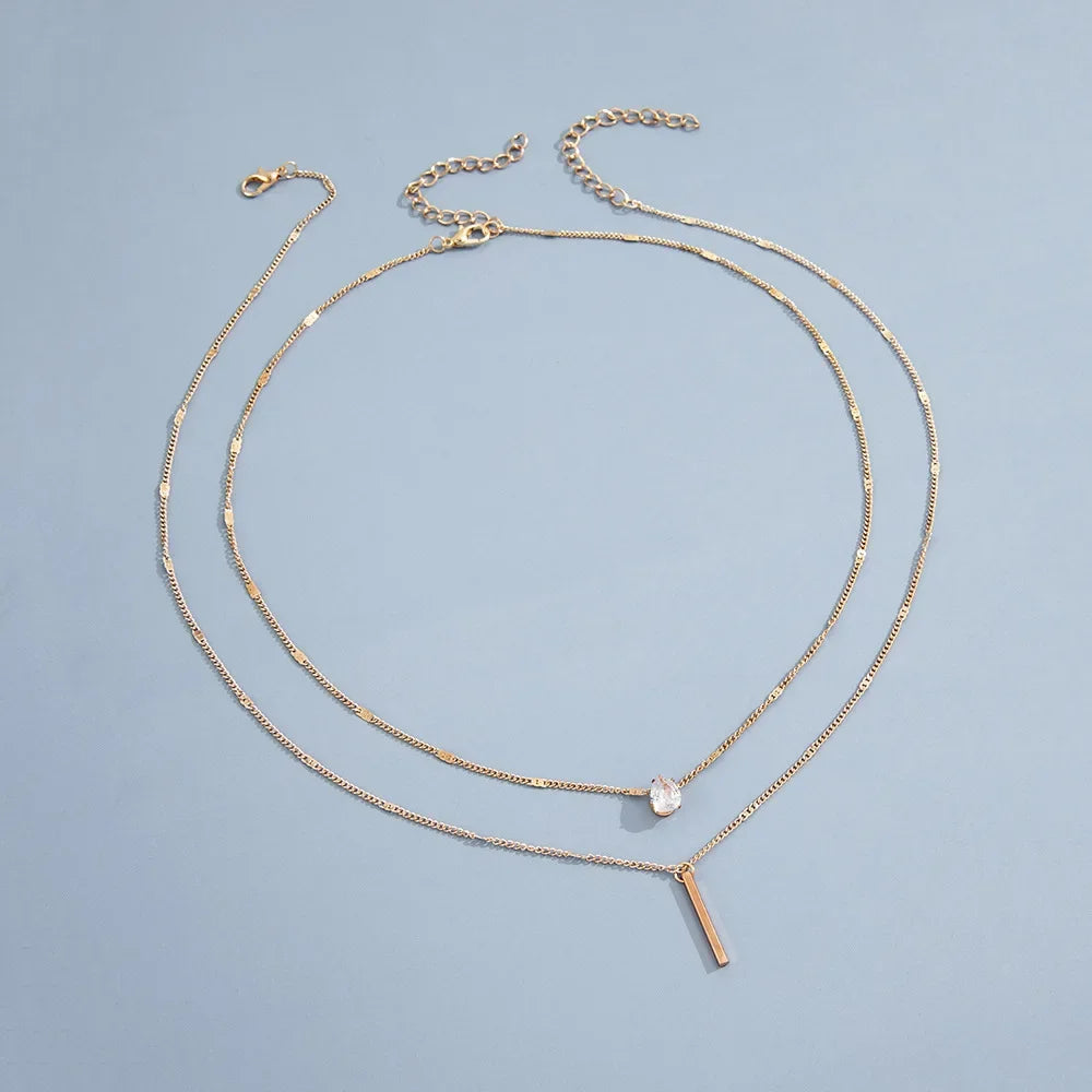 Celestial Trio Layered Necklace
