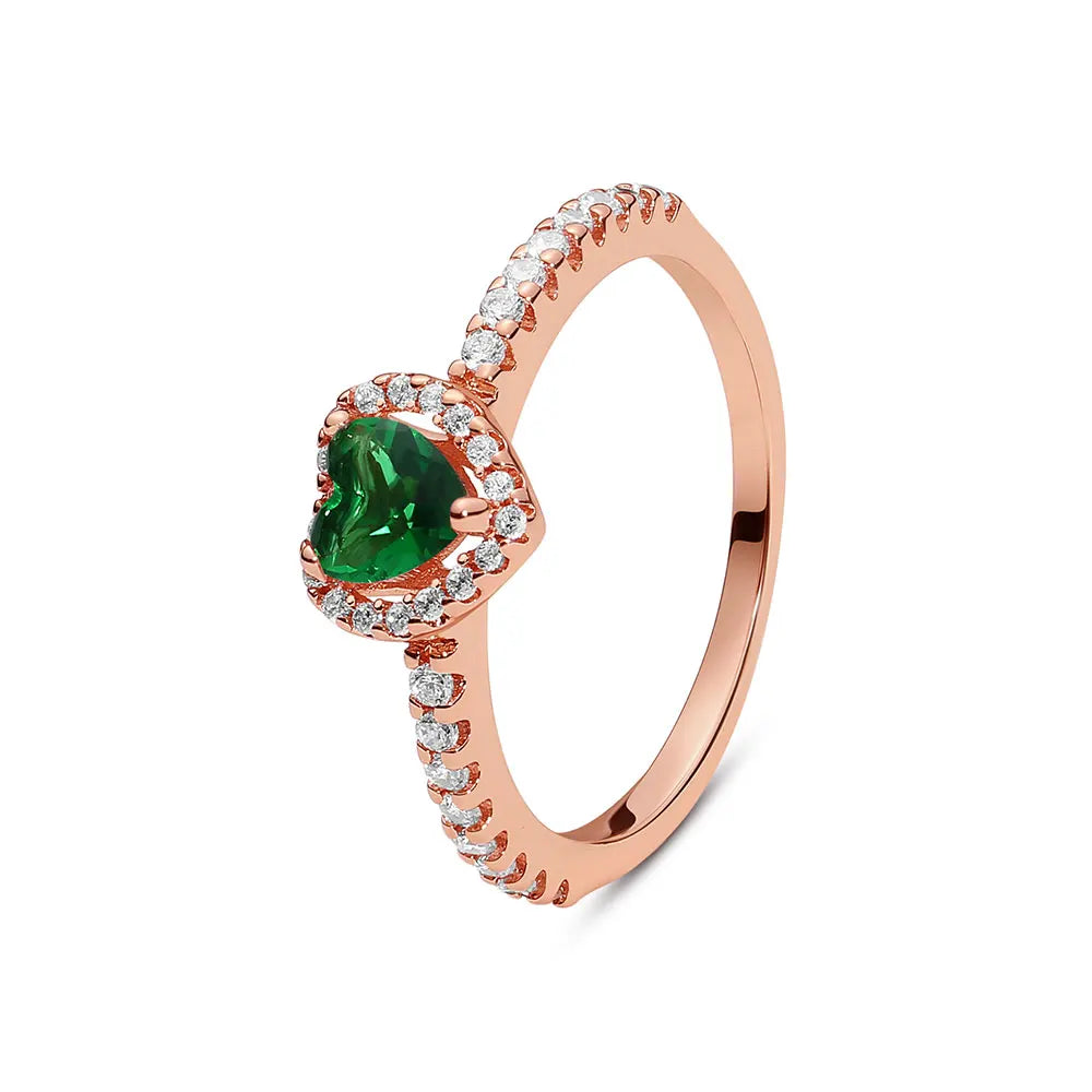 Radiant Heart Halo Ring – Single Stone Edition