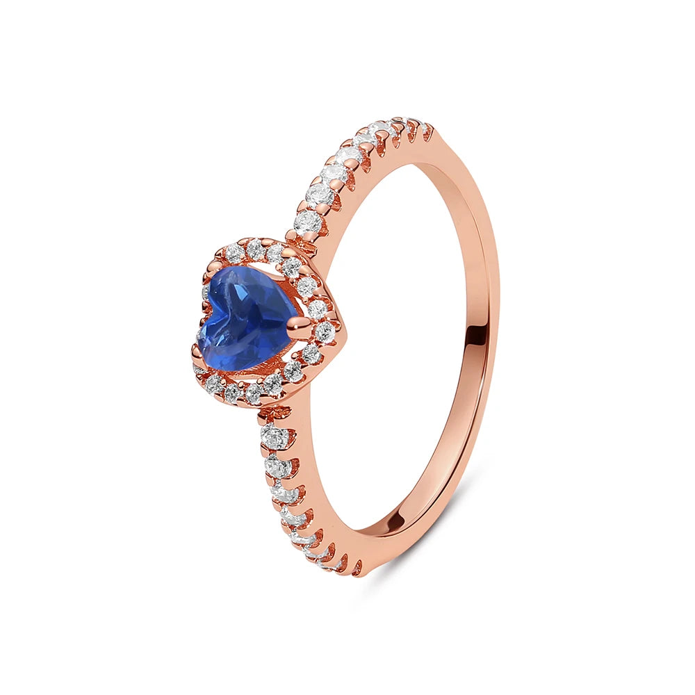 Radiant Heart Halo Ring – Single Stone Edition