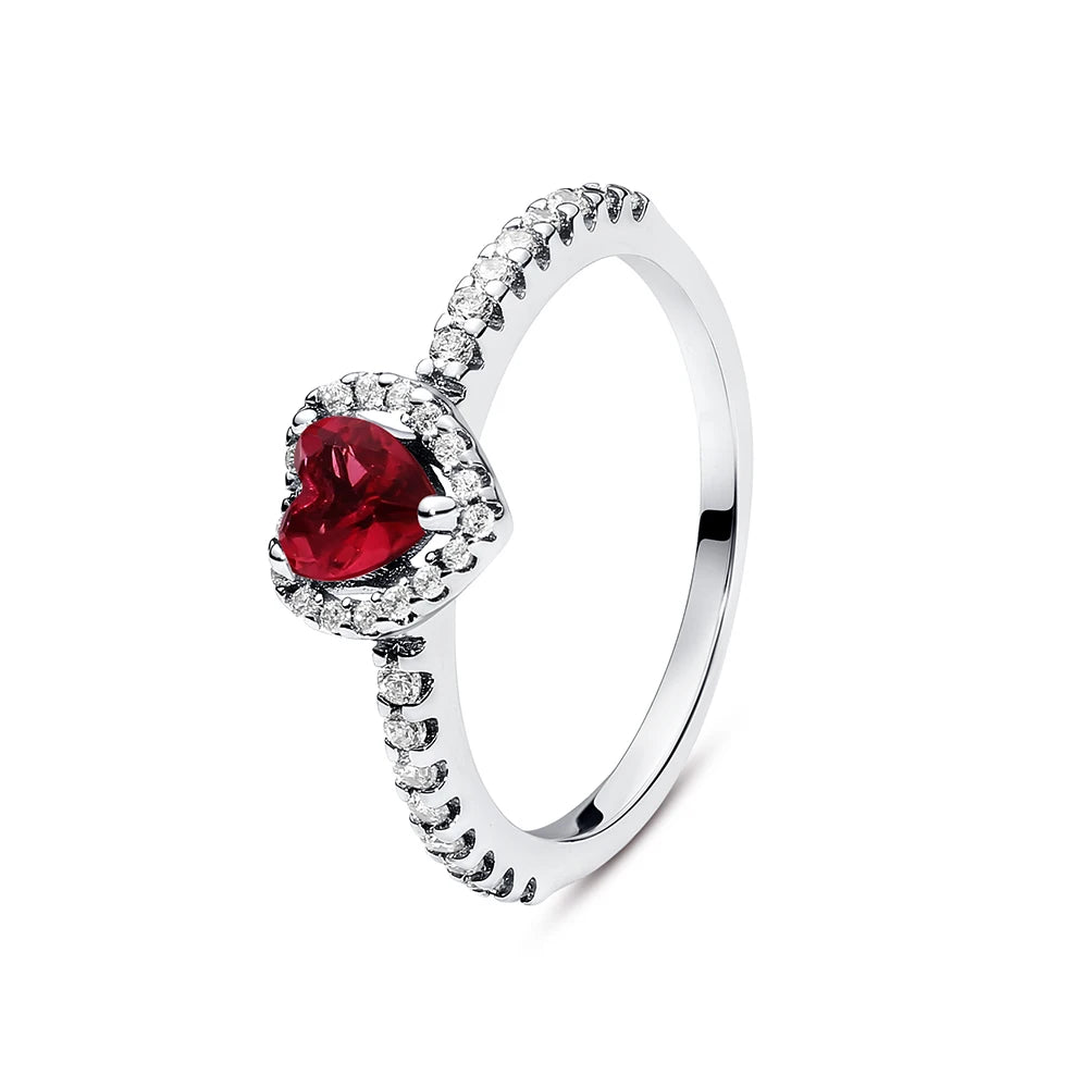 Radiant Heart Halo Ring – Single Stone Edition