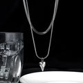 Evoke Duo Layered Heart Necklace