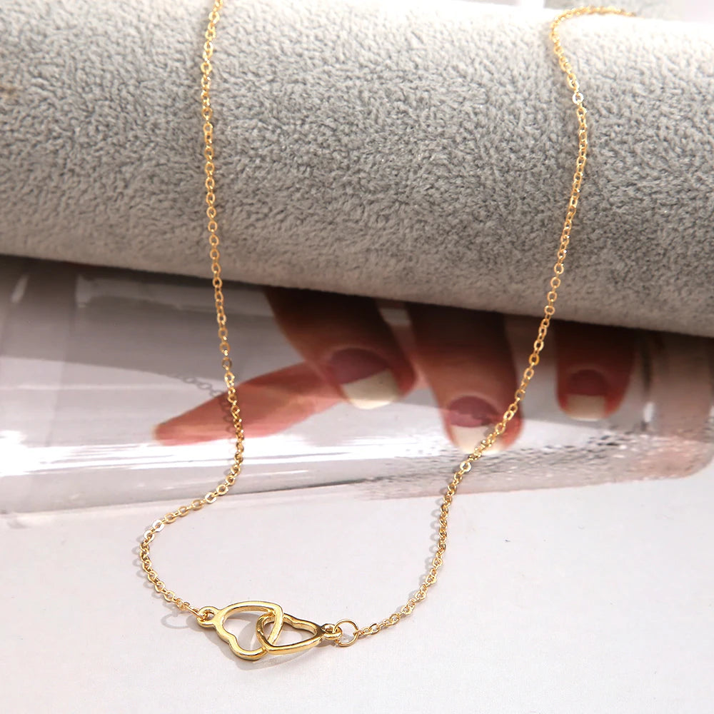 Eternal Hearts Linked Necklace