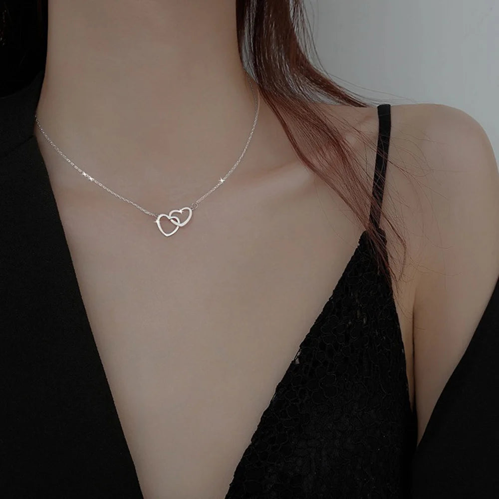Eternal Hearts Linked Necklace
